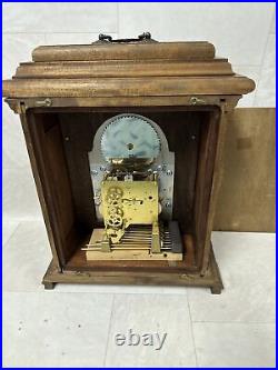 Urgos Schlagwerk Westminster Table Clock With Moonphase Rare Vintage