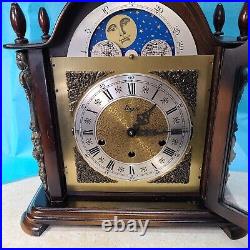 Urgos Schlagwerk Westminster Table Clock With Moonphase, Working