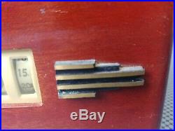 VINTAGE LAWSON TIME INC. ART DECO ELECTRIC CLOCK MODEL P-40 STYLE 217 ca 1930s