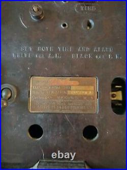 VINTAGE Telechron Art Deco Bakelite SKYSCRAPER Alarm Clock (for parts)
