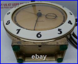 VINTAGE WESTCLOX ELECTRIC CLOCK RARE PITTSFIELD MODEL 1940's ART DECO