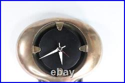 VTG Art Deco Wall Clock Unique Retro Design (eL2)