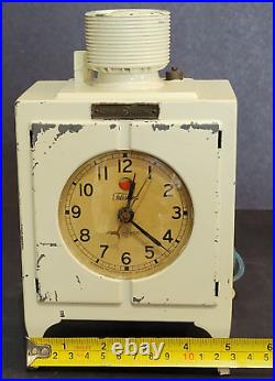 VTG GE Telechron Refrigerator Clock Ashland Massachusetts with Cord Die Cast USA