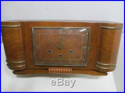 Vedette Westminster Chime Art Deco Mantel Clock Very Good Condition