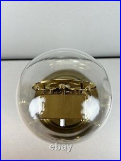 Very Nice Working Elgin Granville E49 Brass Glass 400 Day Anniversary Dome Clock