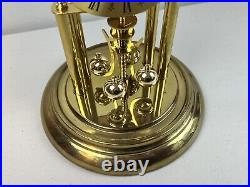 Very Nice Working Elgin Granville E49 Brass Glass 400 Day Anniversary Dome Clock