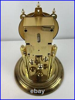 Very Nice Working Elgin Granville E49 Brass Glass 400 Day Anniversary Dome Clock