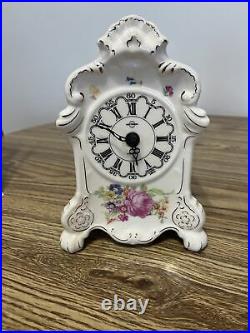 Very Rare ART DECO Vintage METRON Ceramic Porcelain Clock