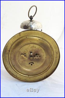 Very Rare Large 29 cm Antique Junghans Germany Alarm Clock 12'' Art Deco