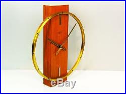 Very Rare Later Art Deco Design Bauhaus Modernist Wall Clock Kienzle
