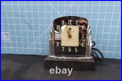 Vintage 1920-30's Art Deco Art Nouvea G. E. General Electric Desk Clock