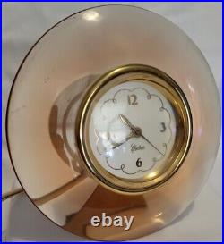 Vintage 1930 Chelsea Elecronometer Art Deco Lucite Clock Model VE WORKING