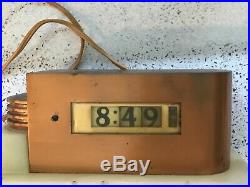 Vintage 1930s Rare find Lawson Art Deco Digital Clock