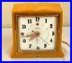 Vintage 1940’s Telechron 7h101 The Imp Butterscotch Catalin Art Deco Alarm Clock