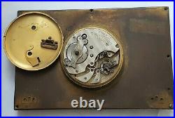 Vintage 1940s LONGINES Art Deco 8 days clock caliber 24.41 for repair, parts