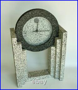Vintage 1980's Empire Art Products Co. Art Deco Style Mantle Clock