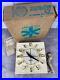 Vintage 50s Spartus Electric Wall Clock Art Deco Mid-Century Modern NOS Works