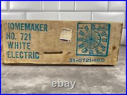 Vintage 50s Spartus Electric Wall Clock Art Deco Mid-Century Modern NOS Works