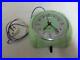 Vintage Art Deco 1930’s Smiths sectric green bakelite electric wall clock, works