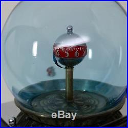 Vintage Art Deco'Cercle Tournant' Sphere Fish Aquarium Glass+ Metal TOYO Clock