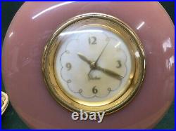 Vintage Art Deco Chelsea Elecronometer Lucite Clock Model VE Works