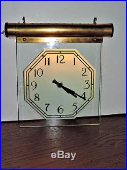 Vintage Art Deco Cinema Clock, circa 1932 KFM Internalite