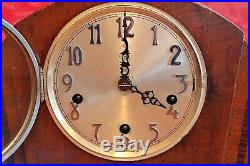 Vintage Art Deco'Enfield' 8-Day Mantel Clock with Westminster Chimes