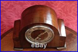 Vintage Art Deco'Enfield' 8-Day Mantel Clock with Westminster Chimes