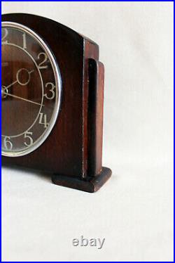 Vintage Art Deco English table desk clock Smith