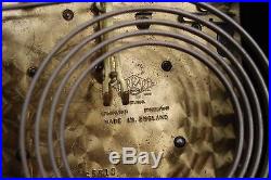 Vintage Art Deco'Garrard' Oak Mantel 8 Day Clock with Chimes