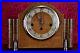 Vintage Art Deco German 8-Day Oak Mantel Clock’Foreign’ with Wesminster Chimes