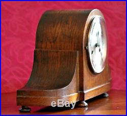 Vintage Art Deco German 8-Day Striking Mantel Clock