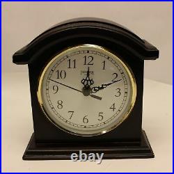 Vintage Art Deco Ingraham Quartz Wooden Frame Mantle Clock