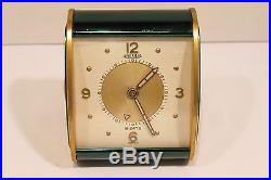 Vintage Art Deco Jaeger LeCoultre 8 Day Memovox Alarm Clock