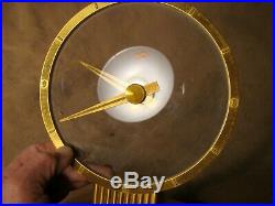 Vintage Art Deco Jefferson Golden Hour Mystery Electric Clock NICE