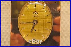Vintage Art Deco LeCoultre 8 day Recital Swiss Alarm Clock