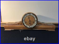 Vintage Art Deco MID Century Westminester Anker Shelf Mantel Mantle Clock
