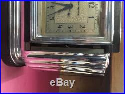 Vintage Art Deco Manning Bowman Mantle Clock-Runs