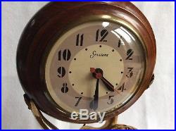 Vintage Art Deco Nude Golden Lady Woman Sessions Mastercrafters Clock Naked