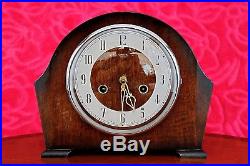 Vintage Art Deco'Smiths Enfield' 8-Day Mantel Clock with Chimes
