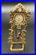 Vintage Art Deco Sterling Taylor Brooch Clock Watch With Stand Jewels Cuckoo Clock