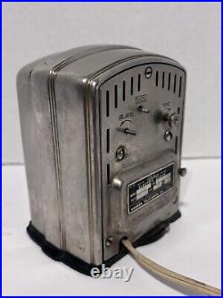 Vintage Art Deco Telechron 711 1930's Telalarm Lighted Clock Works Read