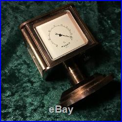 Vintage Art Deco Tiffany & Co 8 Day Clock Weather-Station