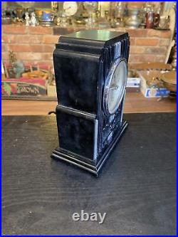 Vintage Art Deco Waterbury Modernistic Skyscraper Clock, Not Working, Bakelite