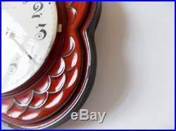 Vintage Art Deco style 1970s HETTICH Ceramic Kitchen Wall clock Made in Germany