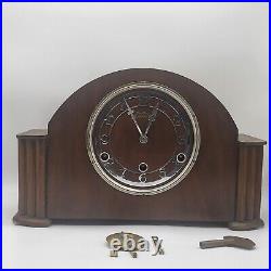 Vintage BENTIMA British Made Mantel Clock Art Deco