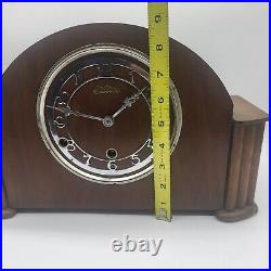 Vintage BENTIMA British Made Mantel Clock Art Deco
