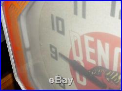 Vintage Bengel Ranges Art deco Neon Light Clock