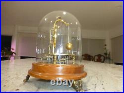 Vintage Briggs Rotary Pendulum Flying Ball Clock Germany Brass Horolovar 8 Day