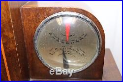 Vintage CHEVROLET Radio Clock Ashtray Good Job from Chevy Desk Art Deco